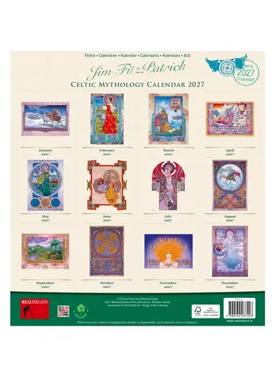 Celtic Mythology 2027 Calendar